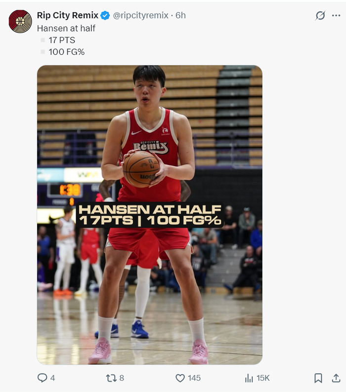 彩客网 官网-G联赛场均19+10！杨瀚森获赞中国约基奇 美球迷不满斯普利特冷遇|快船|提亚哥-斯普利特|尼古拉-约基奇|休斯敦火箭队|洛杉矶快船队_新浪体育_新浪新闻